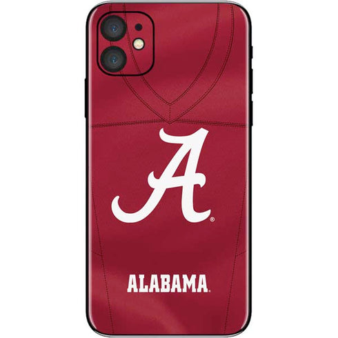 University of Alabama Maroon Jersey iPhone 11 Skin
